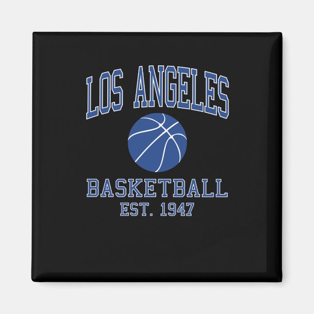 Los Angeles Basketball  Magnet (Front)