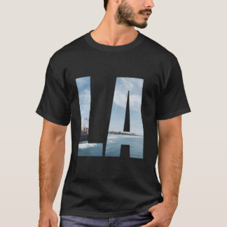 Los Angeles Ca Hoodie La Santa Monica Pier Blue Oc T-Shirt