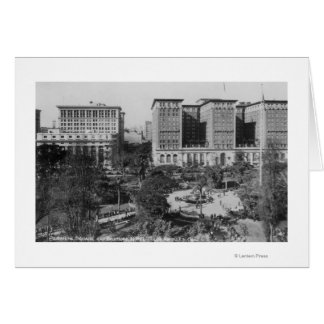 Los Angeles, CA Perishing Square and Biltmore