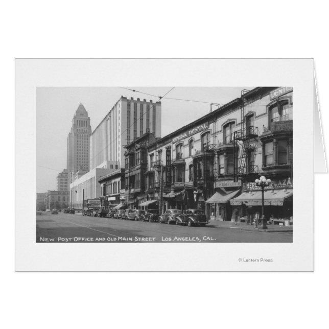 Los Angeles, CA Poste et Old Main (Devant horizontal)