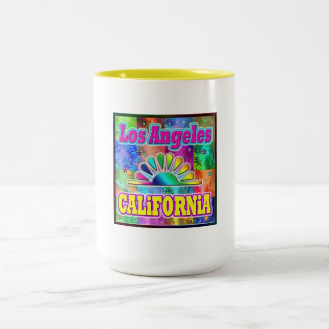 Los Angeles CA Sun & Palms Cup (Center)