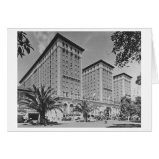 Los Angeles, CA View of Biltmore Hotel and Stree