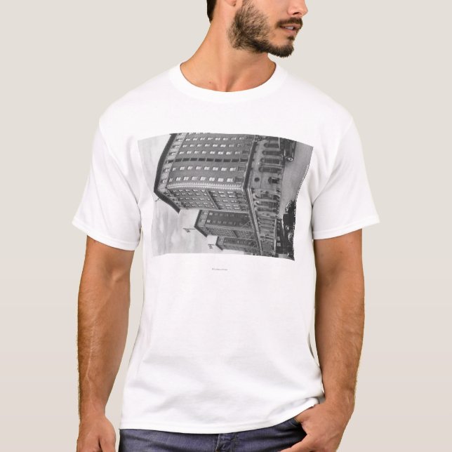 Los Angeles, CA View of Biltmore Hotel T-Shirt (Front)