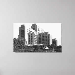 Los Angeles, CA View of General Hospital Canvas Print