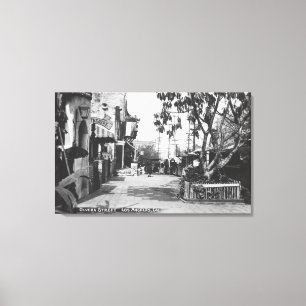 Los Angeles, CA View of Olvera Street Canvas Print