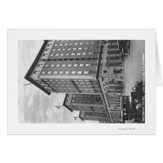 Los Angeles, CA Vue de Biltmore Hotel (Devant horizontal)