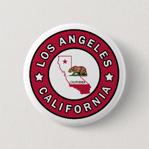 Los Angeles California 2 Inch Round Button