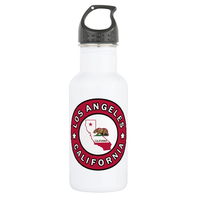 Los Angeles California 532 Ml Water Bottle (Front)