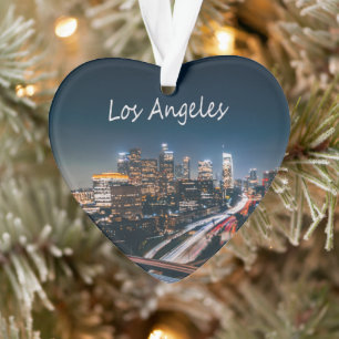 Los Angeles California City Skyline la nuit