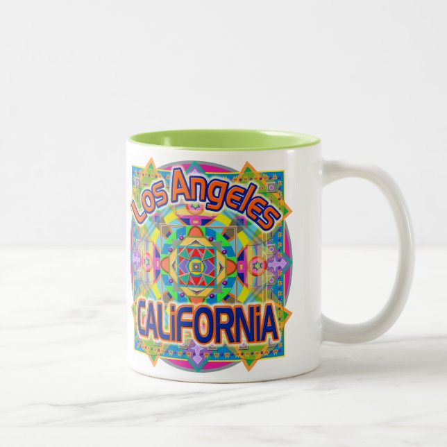 Los Angeles CALIFORNIA Happy Mug (Droit)
