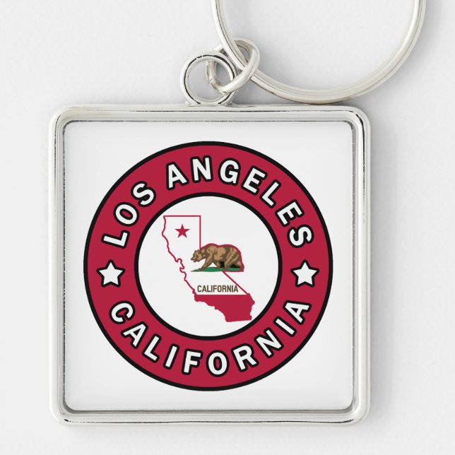 Los Angeles California Keychain (Front)