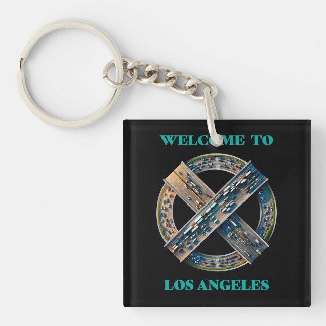 Los Angeles California Keychain (Front)