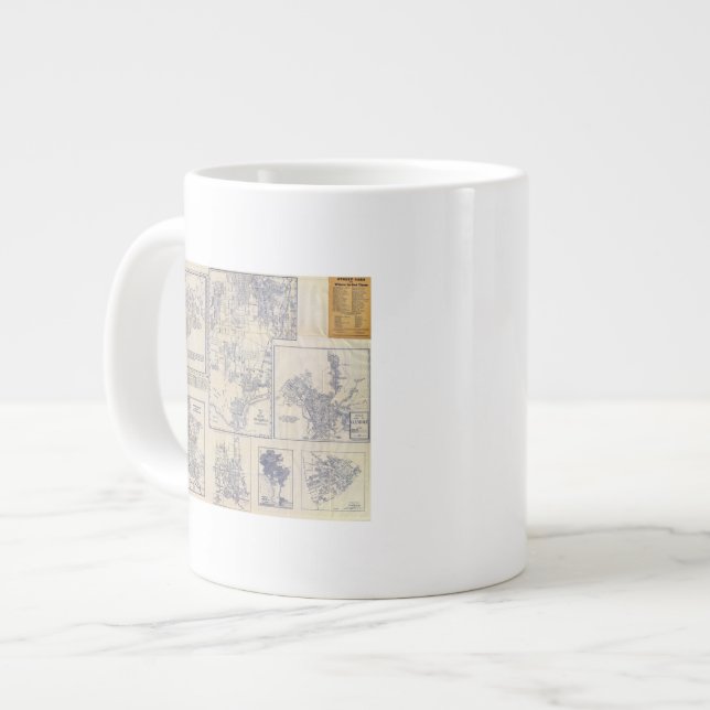 Los Angeles, California Large Coffee Mug (Front Left)
