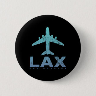 Los Angeles California Lax Airport Code La Vacatio 2 Inch Round Button