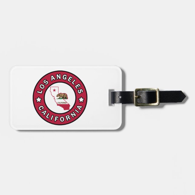 Los Angeles California Luggage Tag (Front Horizontal)