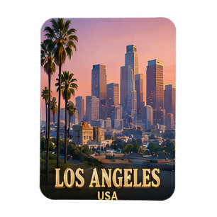 ✈️ Los Angeles California Memories 🌴 Magnet