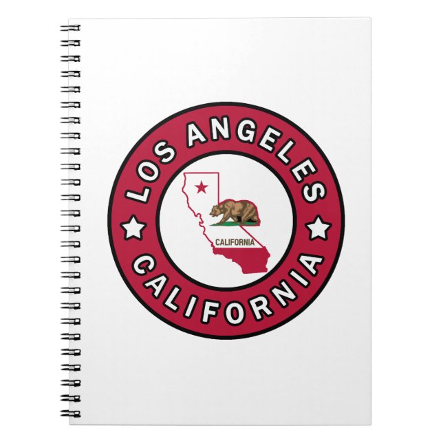 Los Angeles California Notebook (Front)