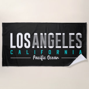 Los Angeles California Pacific Ocean Beach Towel