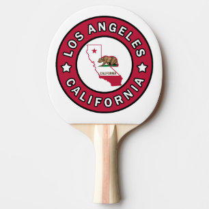 Los Angeles California Ping Pong Paddle