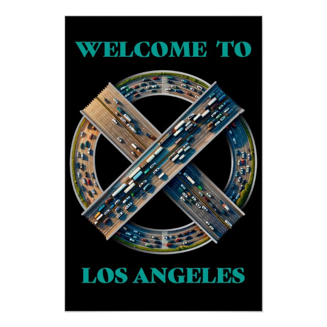 Los Angeles California Poster (Front)