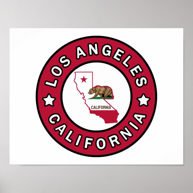 Los Angeles California Poster (Front)