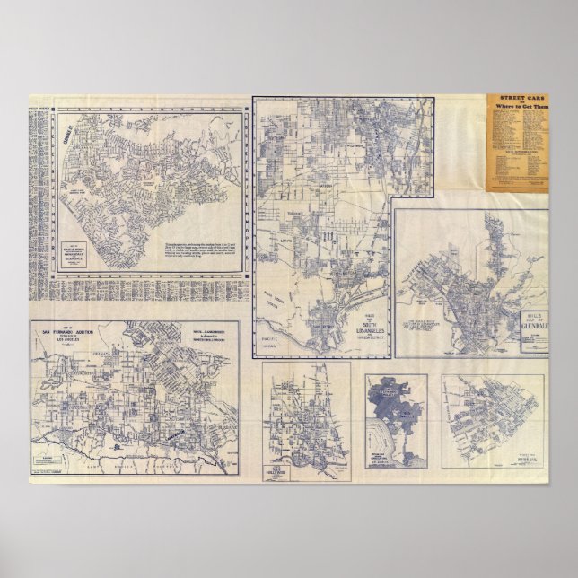 Los Angeles, California Poster (Front)