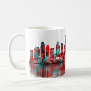 Los Angeles California Skyline Coffee Mug