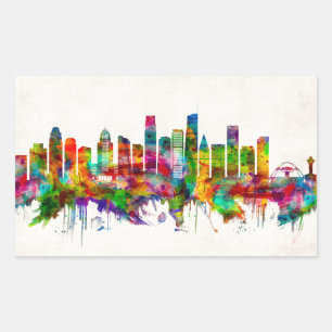Los Angeles California Skyline Sticker