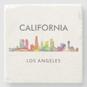 LOS ANGELES, CALIFORNIA SKYLINE WB1- STONE COASTER