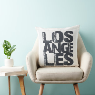 Los Angeles California Throw Pillow