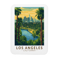Los Angeles California Travel Art Vintage