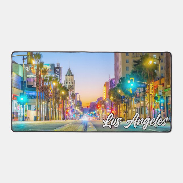 Los Angeles, California, USA Desk Mat (Front)
