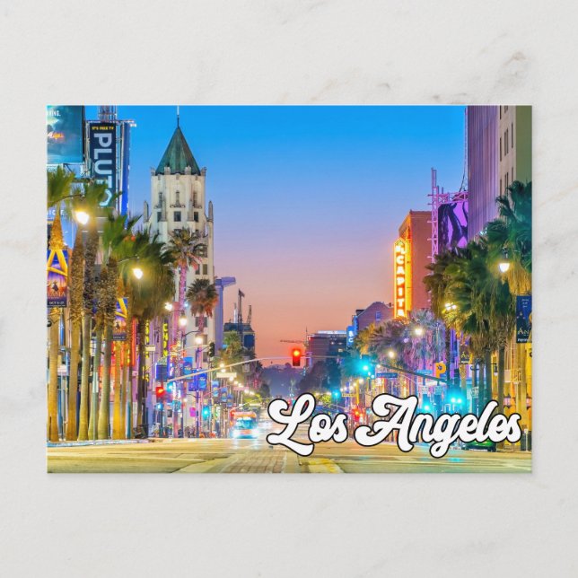Los Angeles, California, USA Postcard (Front)