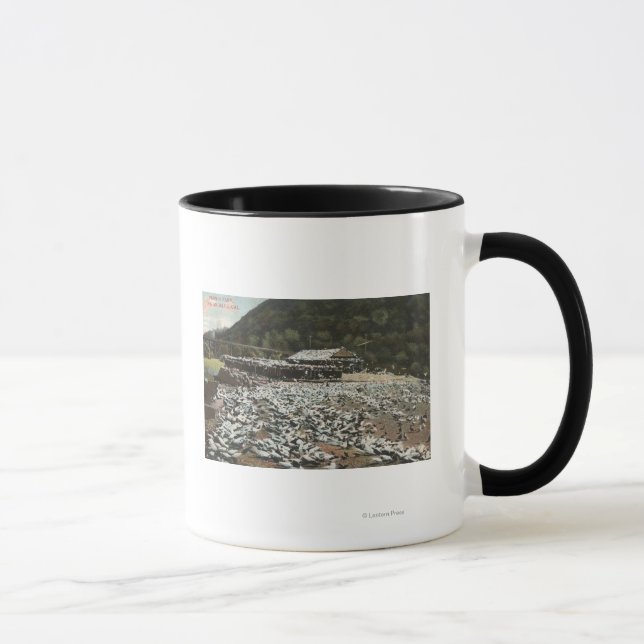 Los Angeles, CaliforniaView of a Pigeon Farm Mug (Right)