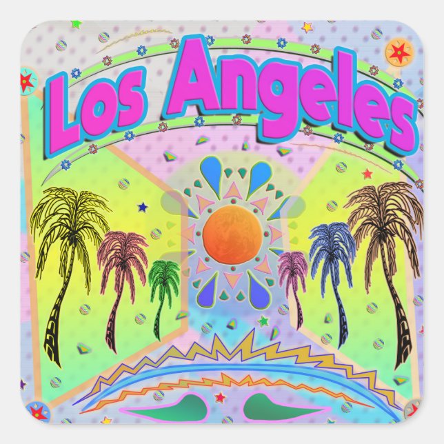 Los Angeles Calm Desire Sticker (Front)