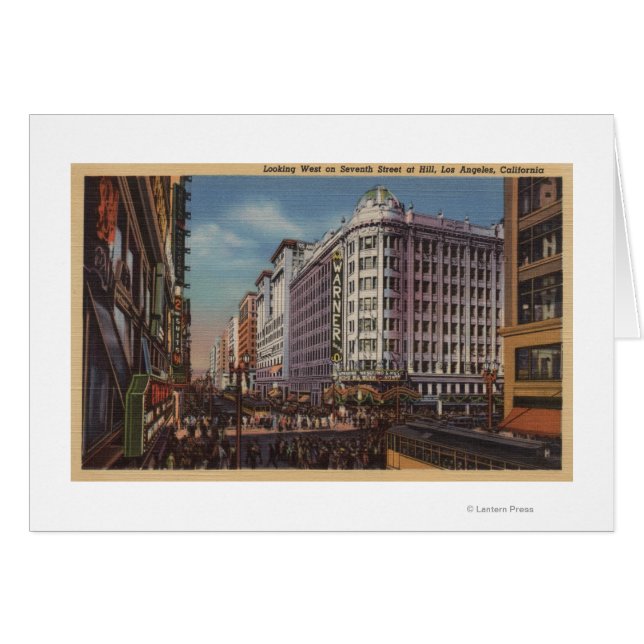 Los Angeles, CAView de Warner Bros. sur 7th St. (Devant horizontal)