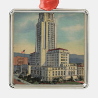 Los Angeles, CAView of City Hall and Cable Car