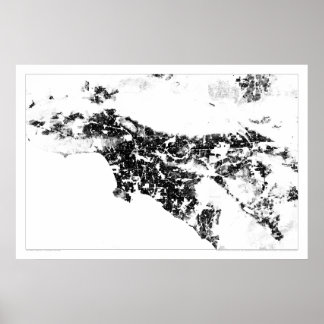 Los Angeles Census Dotmap Poster