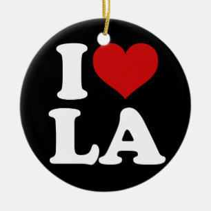 Los Angeles Ceramic Ornament