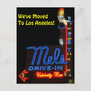 Los Angeles Change of Address Announcement Postcard