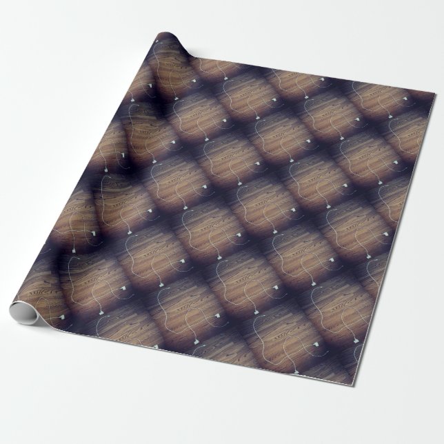 Los Angeles Chargers Wrapping Paper (Unrolled)