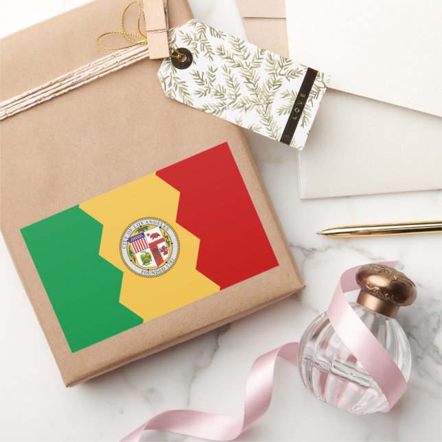 Los Angeles City flag Sticker (Gifting)