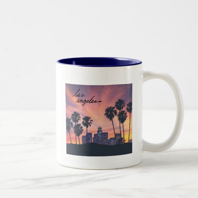Los Angeles City Two-Tone Coffee Mug (Right)