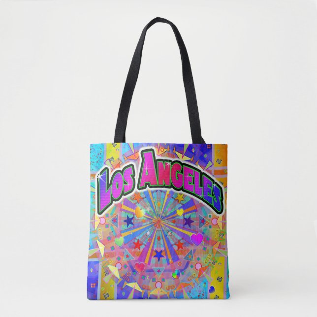 Los Angeles Cosmic Unity Tote Bag (Front)
