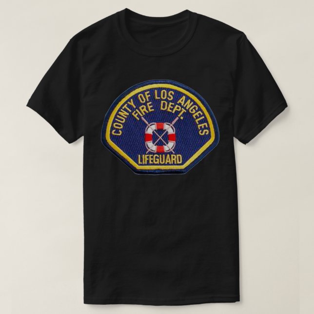 Los Angeles County Lifeguard T-Shirt (Design Front)