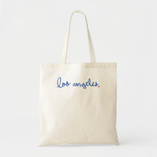Los Angeles Cursive - City Scroll Tote Bag