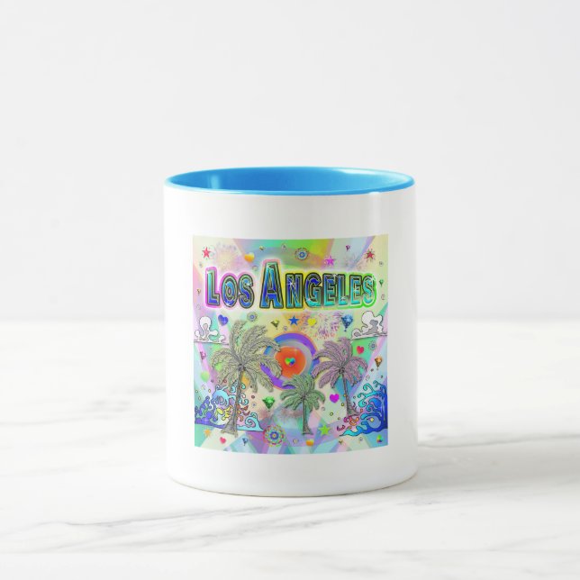 Los Angeles Deep Dream Mug (Center)
