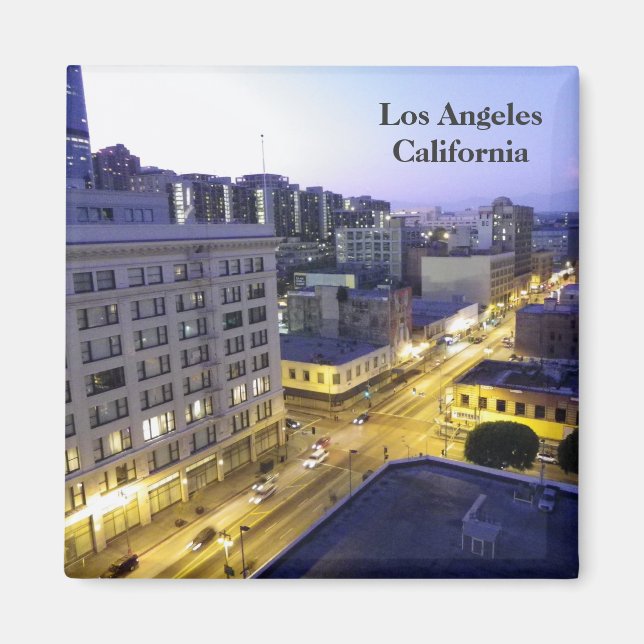 Los Angeles, Downtown Night Magnet ! (Devant)