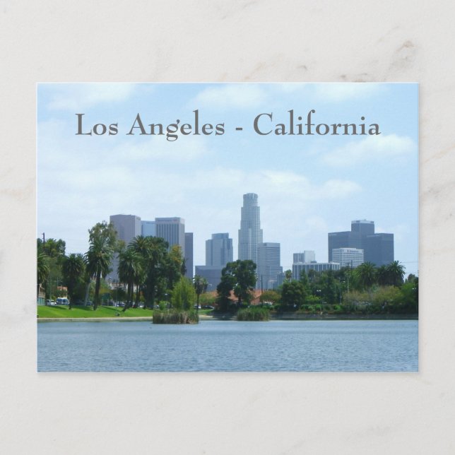 Los Angeles Downtown View Postcard! Postcard (Front)
