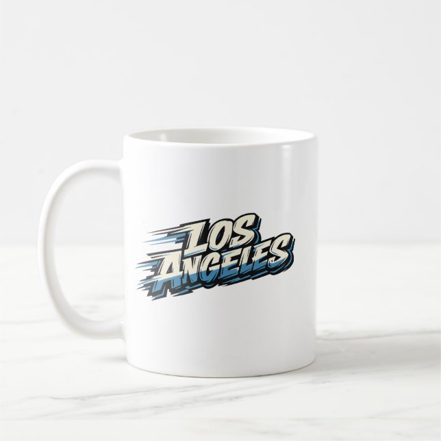 Los Angeles Drift Layers Coffee Mug (Left)